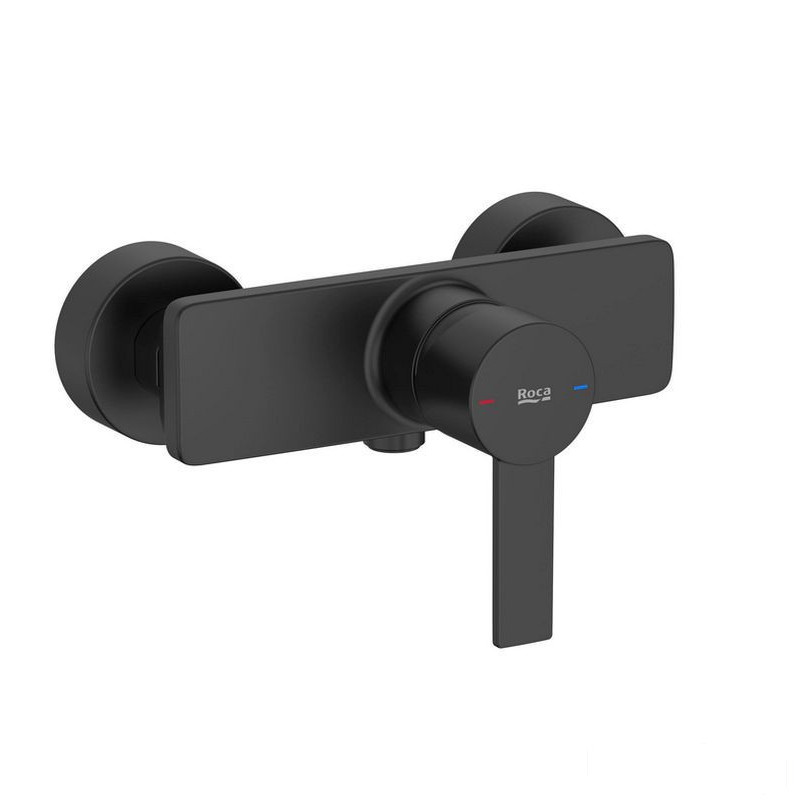 Bateria prysznicowa ścienna bez zestawu czarny mat Targa Roca (A5A215FNB0)