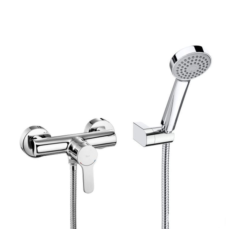 Bateria prysznicowa z zestawem prysznicowym chrom L20 Roca (A5A2009C02)