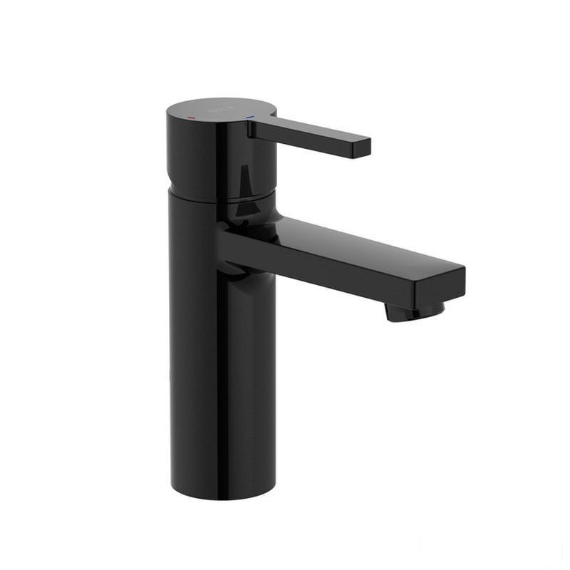 Bateria umywalkowa Cold Start bez korka Titanium Black Naia Roca (A5A3A96CN0)