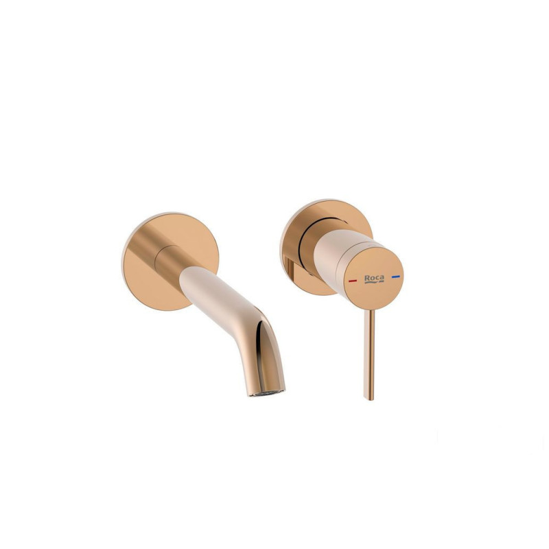 Bateria umywalkowa dwuotworowa podtynkowa Rose Gold Ona Roca (A5A359ERG0)