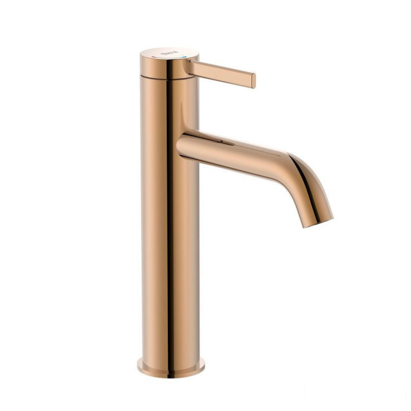 Bateria umywalkowa medium Cold Start z korkiem click-clack Rose Gold Ona Roca (A5A3C9ERG0)