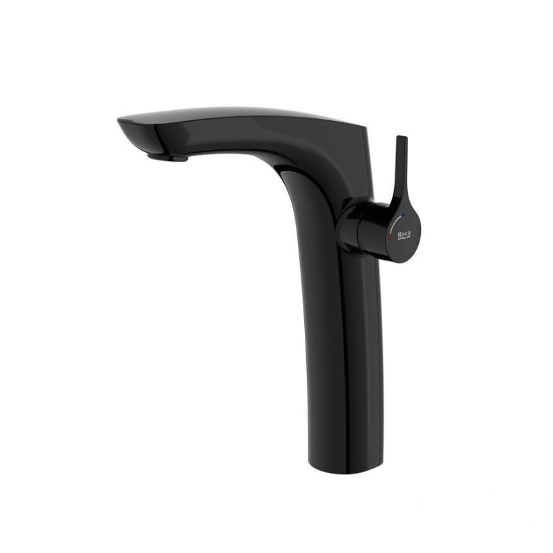 Bateria umywalkowa wysoka Cold Start Titanium Black Insignia Roca (A5A3C3ACN0)