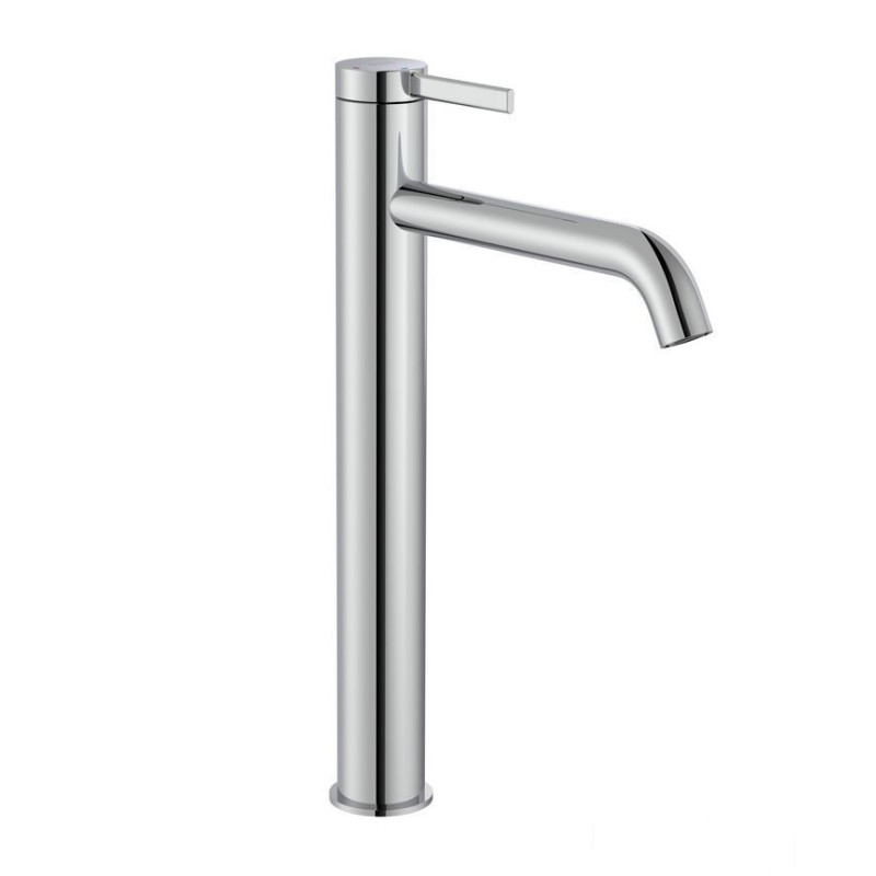 Bateria umywalkowa wysoka Cold Start z korkiem click-clack Chrom Ona Roca (A5A349EC00)