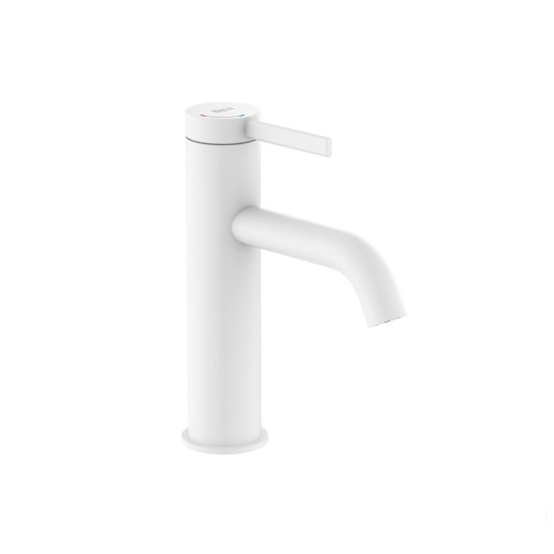 Bateria umywalkowa z korkiem click-clack Cold Start biały mat ONA Roca (A5A3A9EB00)