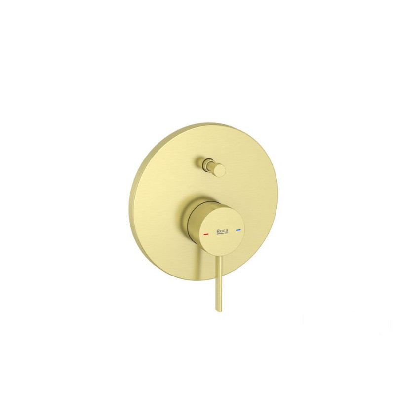 Bateria wannowo-prysznicowa podtynkowa Brushed Gold ONA Roca (A5A0B9EVA0)
