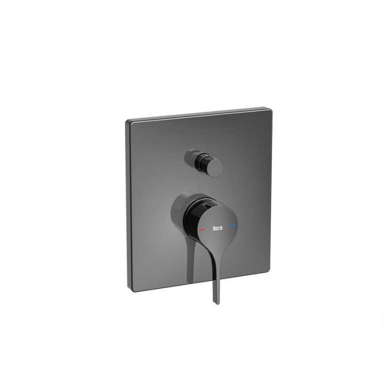 Bateria wannowo-prysznicowa podtynkowa Titanium Black INSIGNIA Roca (A5A0B3ACN0)