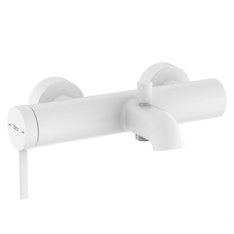 Bateria wannowo-prysznicowa ścienna bez zestawu biały mat ONA Roca (A5A029EB00)