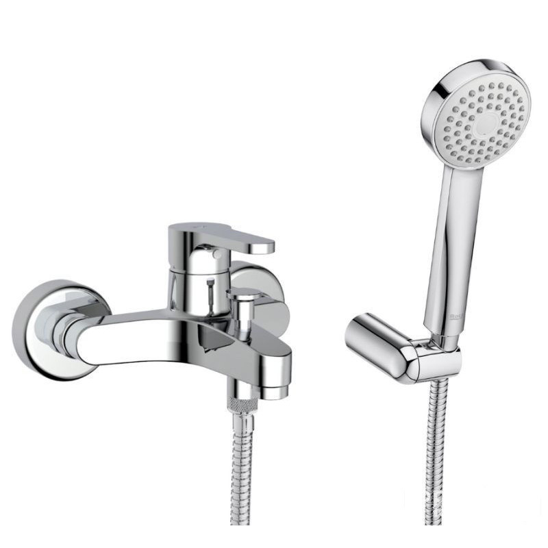 Bateria wannowo-prysznicowa z zestawem chrom Arola Roca (A5A0A6AC0K)