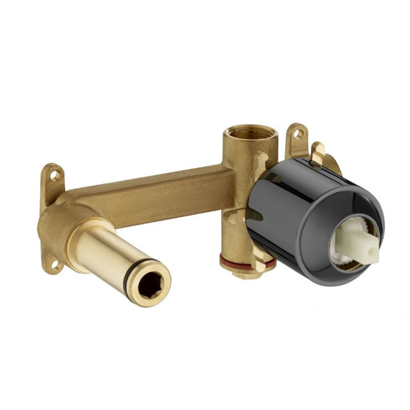 Element podtynkowy do baterii umywalkowych podtynkowych Titanium Black Roca (A5252206CN)