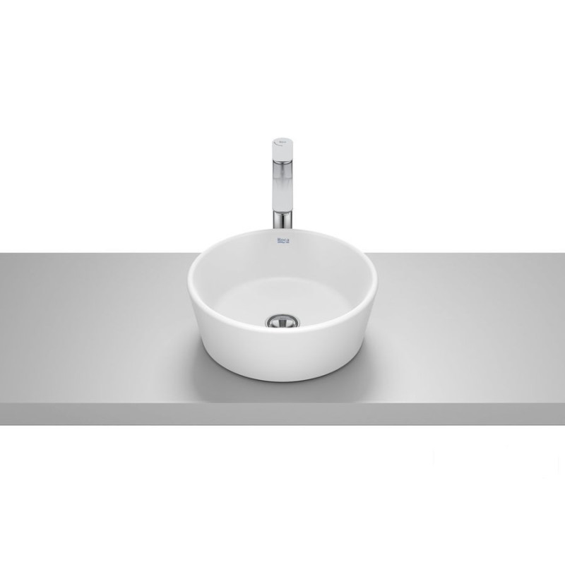 Umywalka nablatowa ROUND CR 35 cm BIAŁY MAT OPTICA Roca (A327B15620)