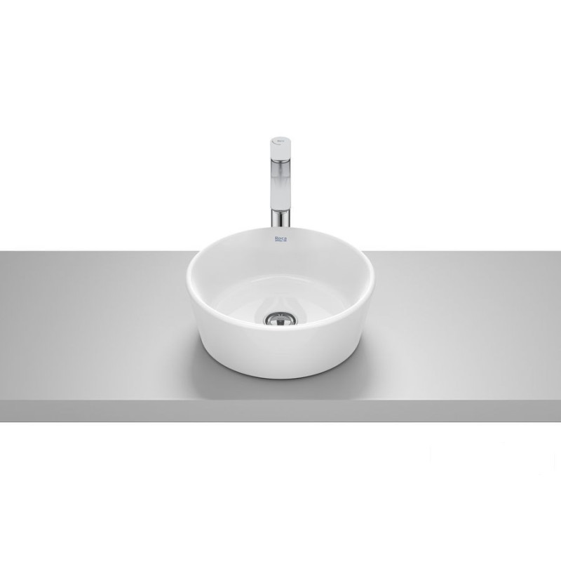 Umywalka nablatowa ROUND CR 35 cm BIAŁY POŁYSK OPTICA Roca (A327B15000)