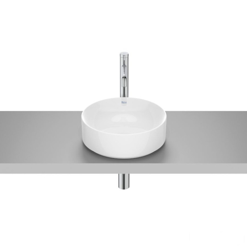 Umywalka nablatowa okrągła 37 cm Supraglaze® ONA Roca (A32768JS00)