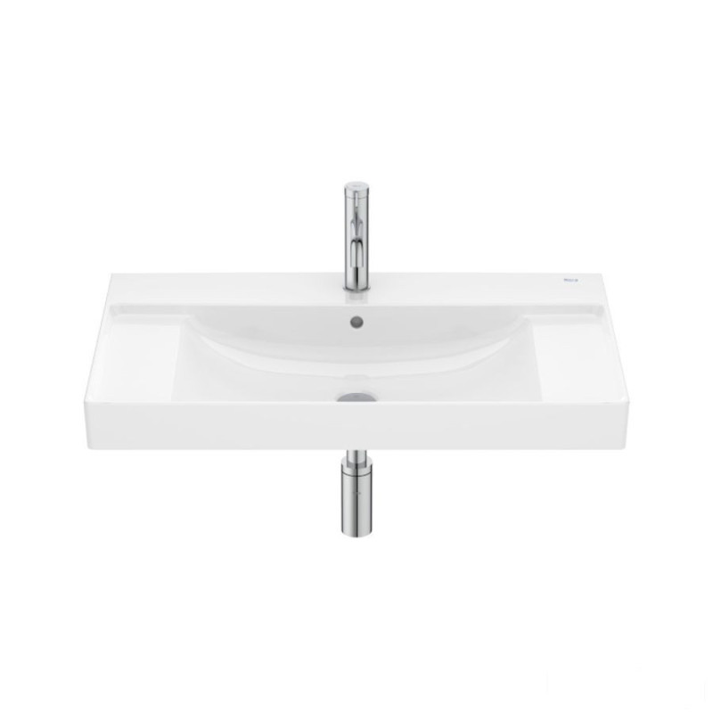 Umywalka ścienna 80x46 cm  Supraglaze® ONA Roca (A32768HS00)
