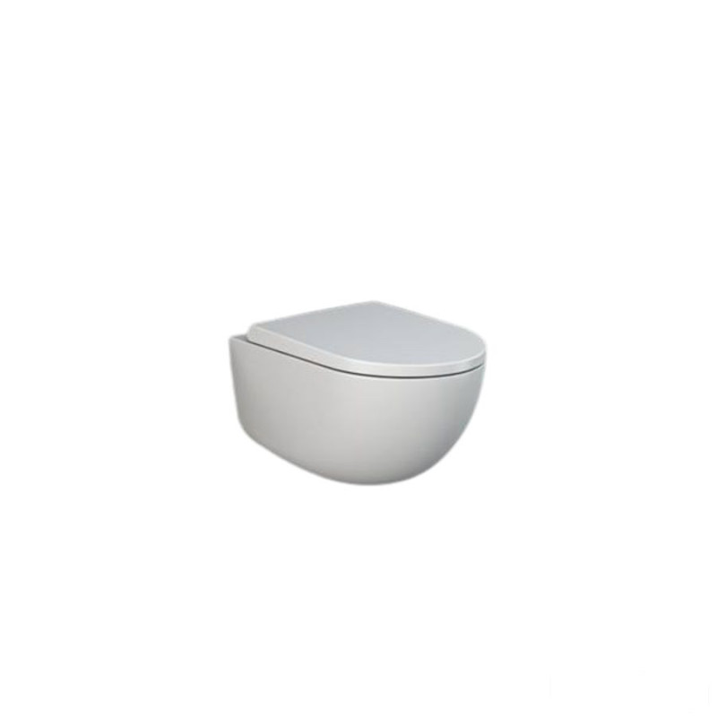 Zestaw  miska z deską wc podwiesz. rimless 52cm biały mat Des RAK Ceramics (DES4SET)