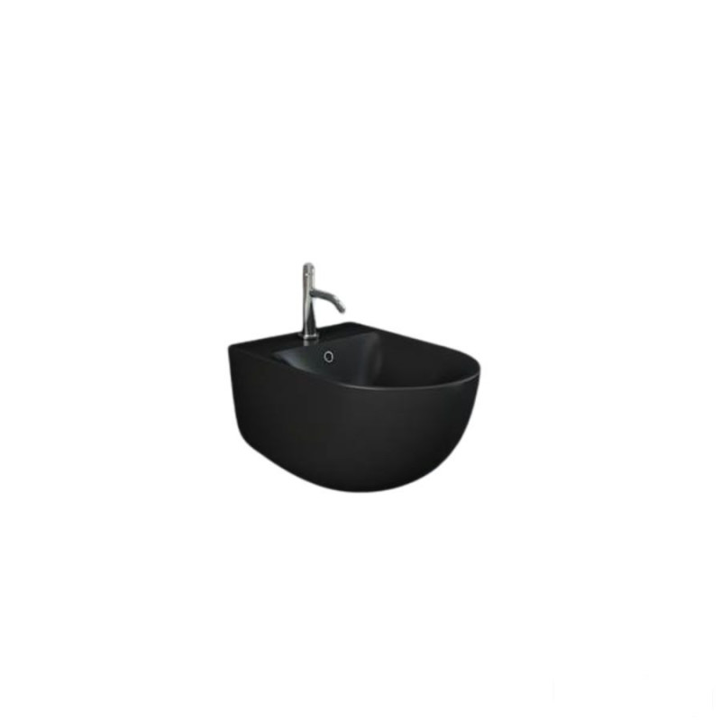 Bidet podwieszany 52x38 cm czarny mat Des RAK Ceramics (DESBD2101504A)