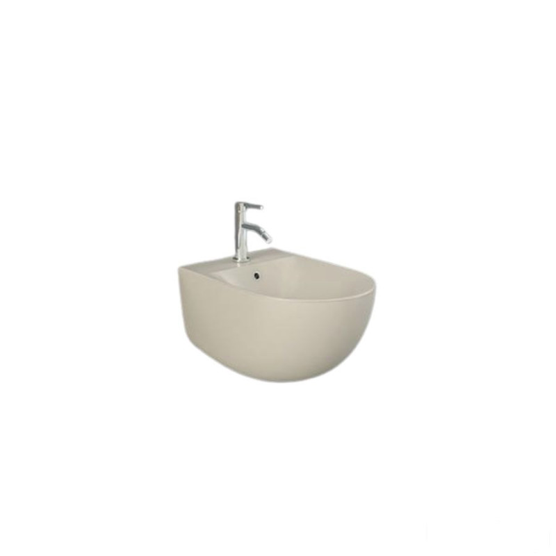 Bidet podwieszany 52x38 cm beżowy mat Des RAK Ceramics (DESBD2101505A)