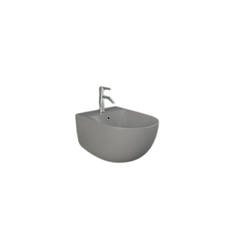 Bidet podwieszany 52x38 cm szary mat Des RAK Ceramics (DESBD2101503A)