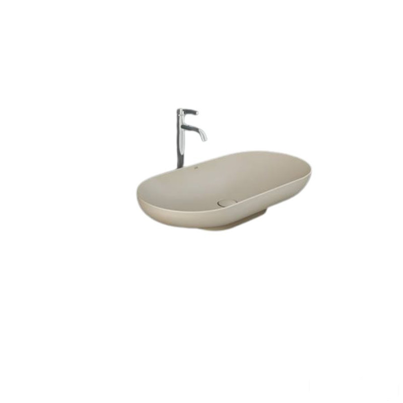 Umywalka nablatowa 70x35cm owalna cappuccino mat Des RAK Ceramics (DESCT7000514A)