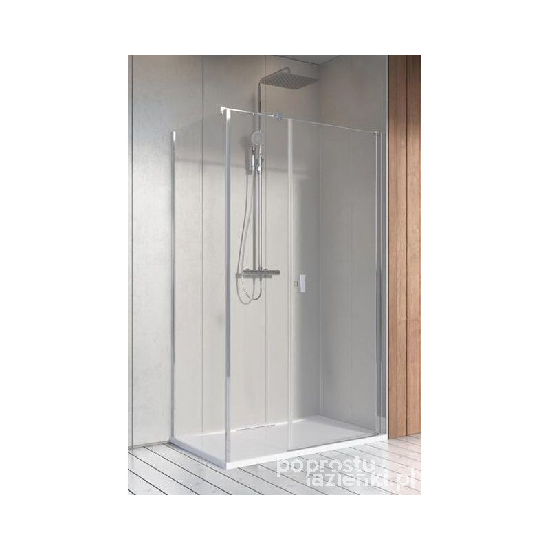 Kabina prostokątna 140x80 Prawa Nes 8 KDS I Radaway (10073140-01-01R + 10073114-01-01+ 10089080-01-01)