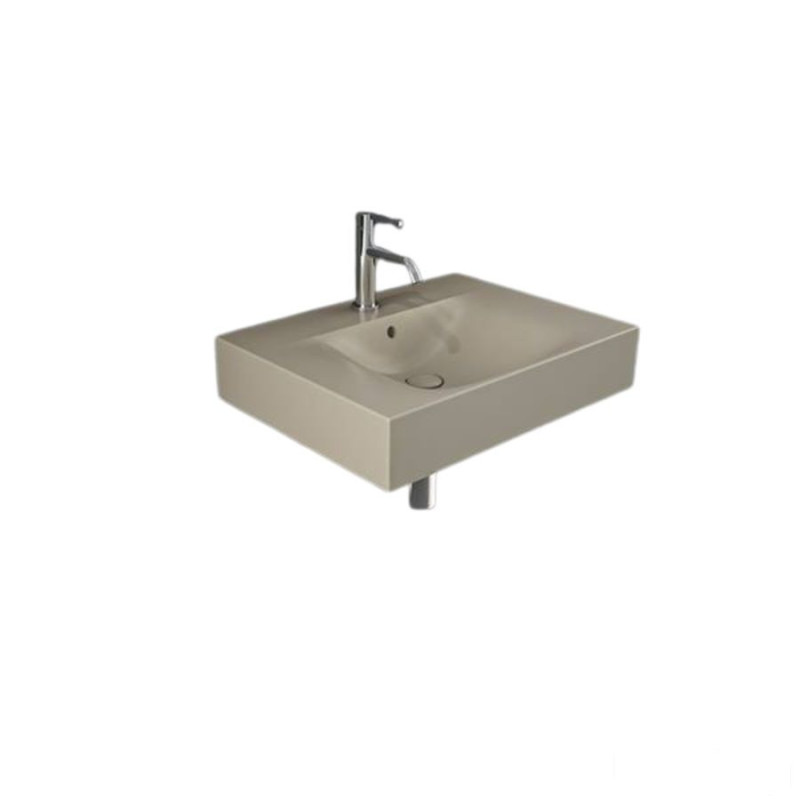 Umywalka podwiesz.nablat.61x46cm z otworem cappuccino mat Des RAK Ceramics (DESWB06101514A)
