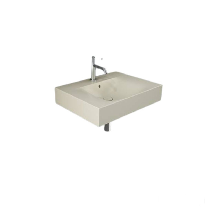 Umywalka podwiesz.nablat.61x46cm z otworem beżowy mat Des RAK Ceramics (DESWB06101505A)