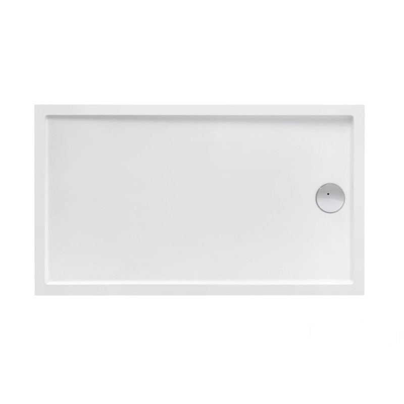 Brodzik akrylowy prostokątny biały Flat 120x90x4 Granada Roca (A276340000)