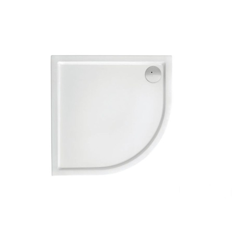Brodzik półokrągły akrylowy biały Flat 90x90x4 cm Granada Roca (A276259000)