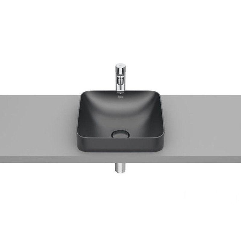 Umywalka 370x370 H75 FINECERAMIC ® ONYX INSPIRA COLORS Roca (A32753R640)