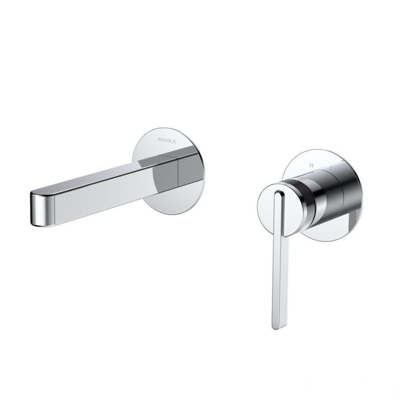 Bateria umywalkowa podtynkowa chrom Aurevo Avapax (ABAU141111)