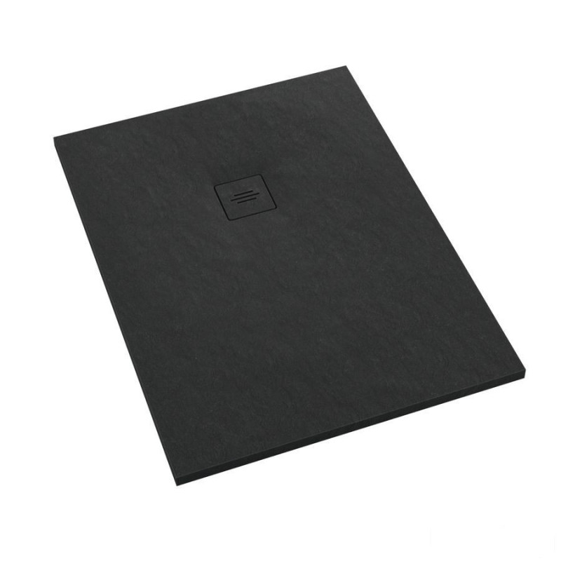 Brodzik kompozytowy Protos Black Stone 80x180x4 cm, prost. Schedline (3SP.P1P-80180/C/ST-M1/C/ST)