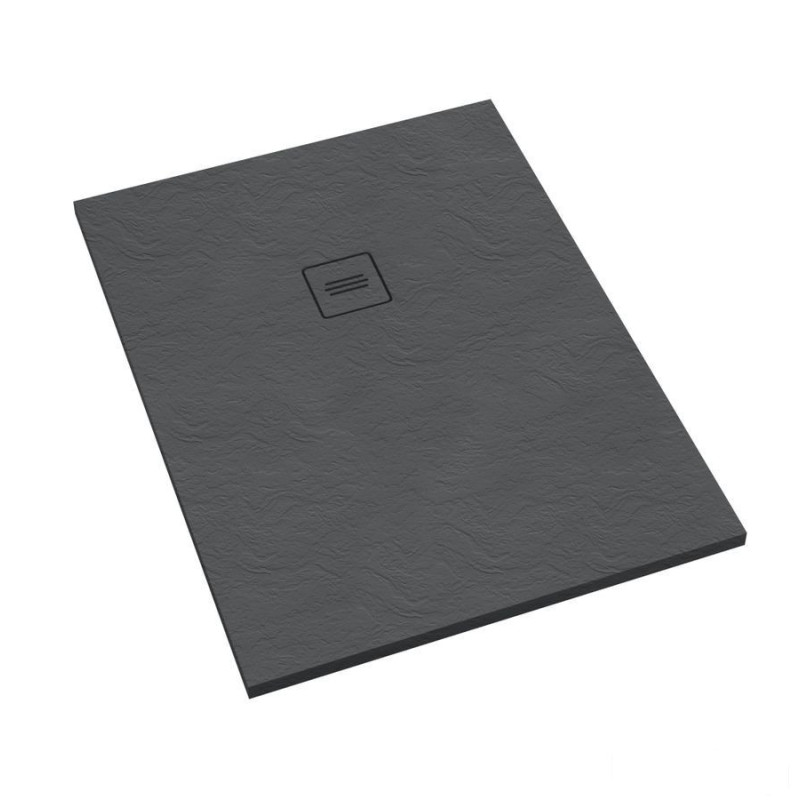 Brodzik kompozytowy Protos Grey Stone 80x180x4 cm, prost. Schedline (3SP.P1P-80180/S/ST-M1/S/ST)