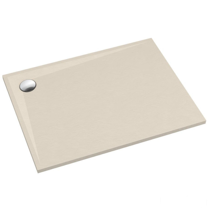 Brodzik kompozytowy Libra Cashmere Stone 90x100x3 cm, prost. Schedline (3SP.L1P-90100/PK/ST)