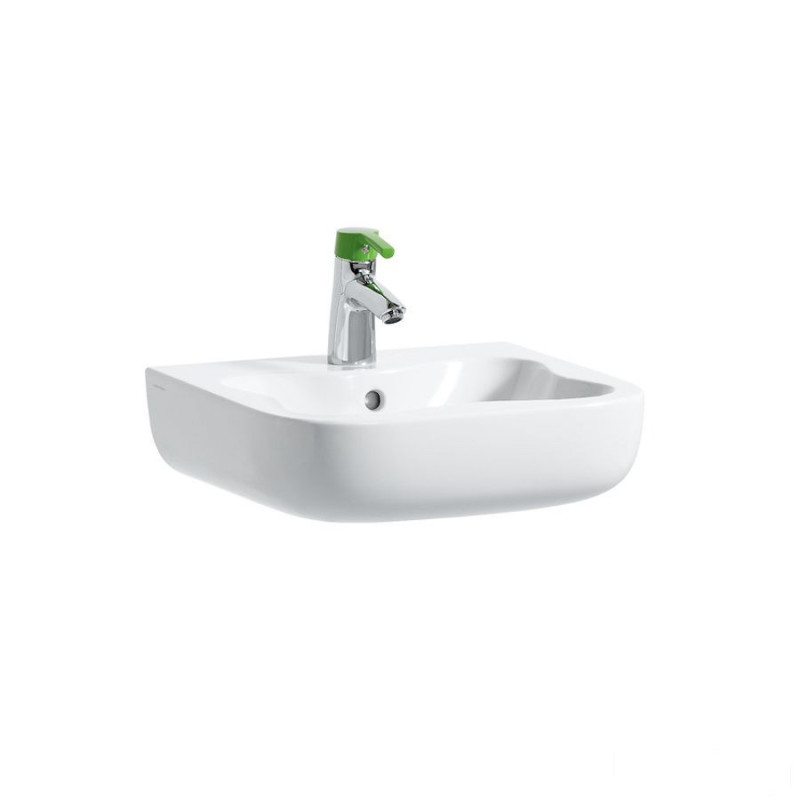 Umywalka ścienna 45x41 z otworem na baterie FloraKids Laufen pro (H8150310001041)