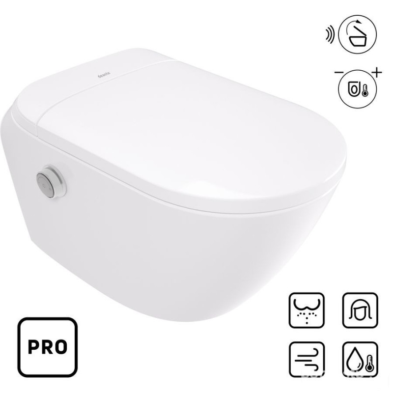 Miska WC smart z deską automatyczną - pro Deante (CSID6ZPW)