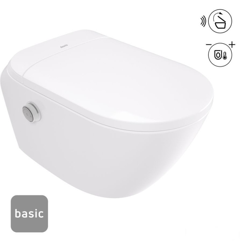 Miska WC smart z deską automatyczną - basic Deante (CSSD6ZPW)