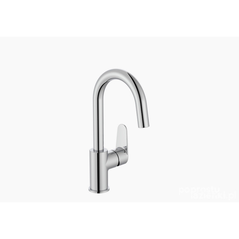 Victoria Plus Bateria umywalkowa sztorcowa wysoka z korkiem click-clack, Cold Start VICTORIA PLUS Roca (A5A4A4FC00)