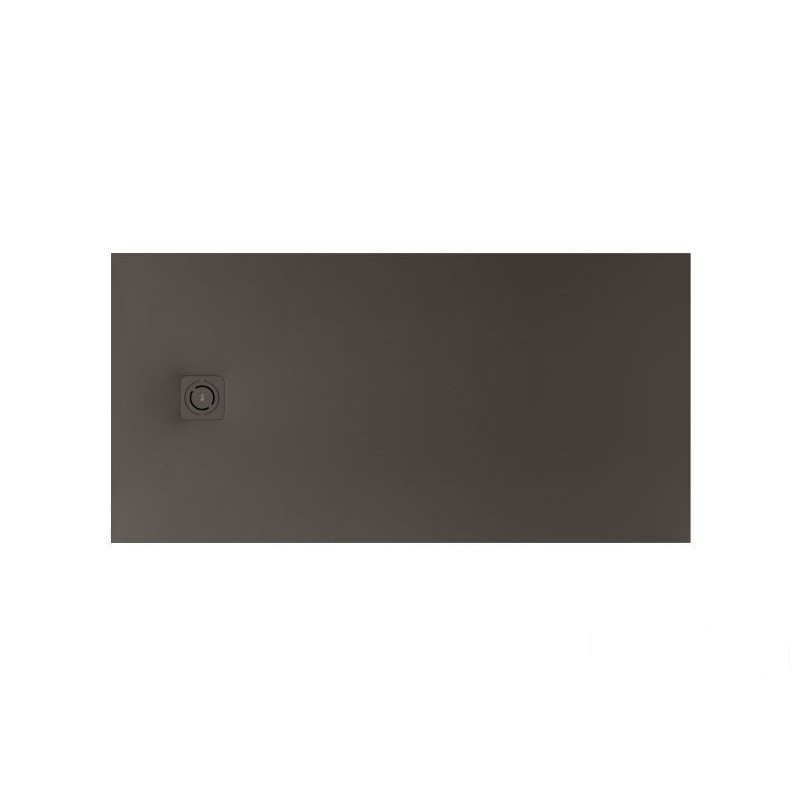 BRODZIK PROSTOKĄTNY 100 x 90 CAFE MAGMA Roca (APE013E838403660)