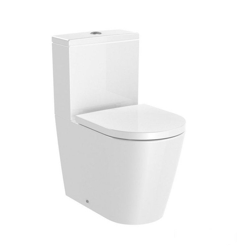 Miska WC o/podwójny do kompaktu WC Round Rimless Roca (A342529000)