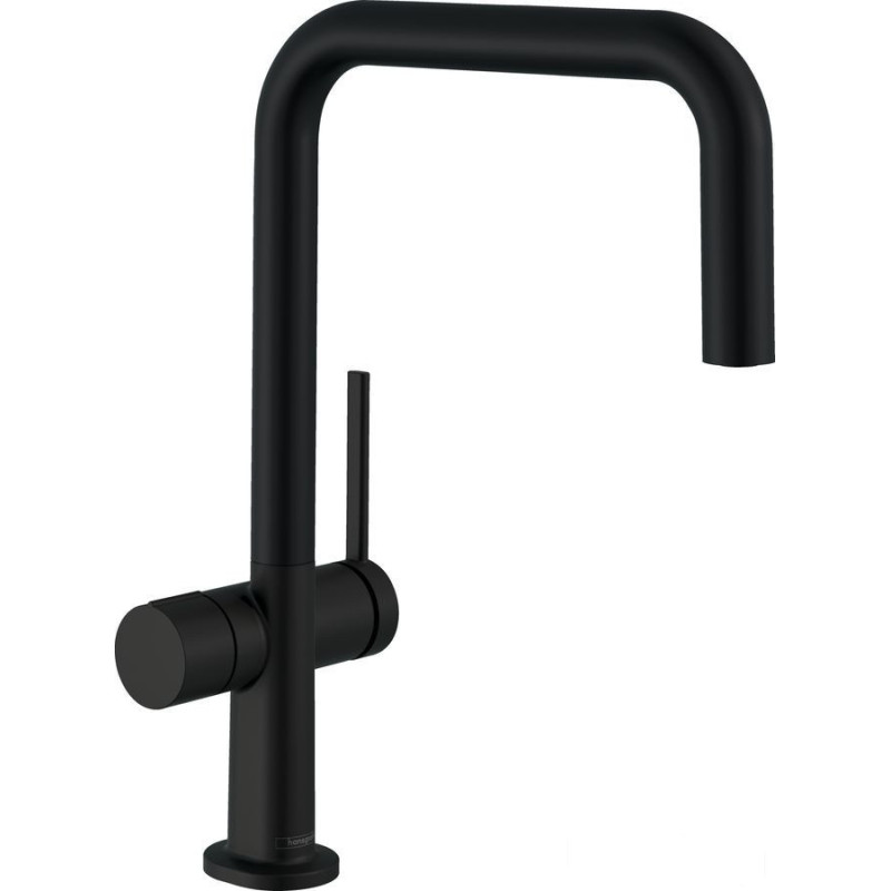 Bateria kuchenna U Czarny mat Talis M54 Hansgrohe (72807670)