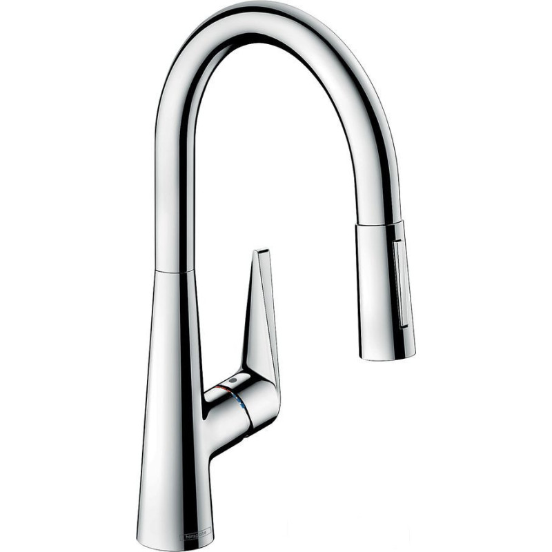 Bateria kuchenna z wyciąganą wylewką Chrom Talis M51 Hansgrohe (72813000)