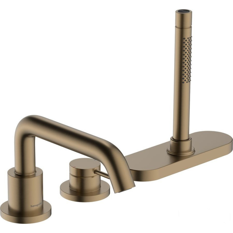 Bateria nawannowa 3-otworowa Brąz Szczotkowany Tecturis S Hansgrohe (73447140)