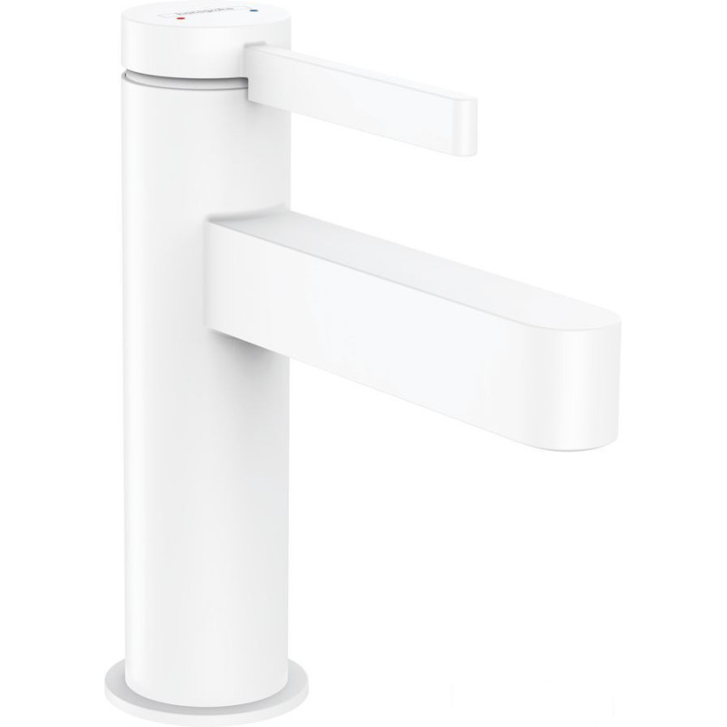 Bateria umywalkowa 100 z kompletem odpływowym Push-Open Biały Matowy Finoris Hansgrohe (76010700)