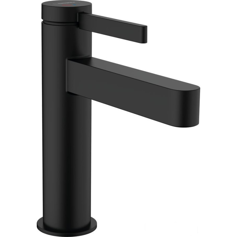 Bateria umywalkowa 110 CoolStart z kompletem odpływowym Push-Open Czarny Matowy Finoris Hansgrohe (76024670)