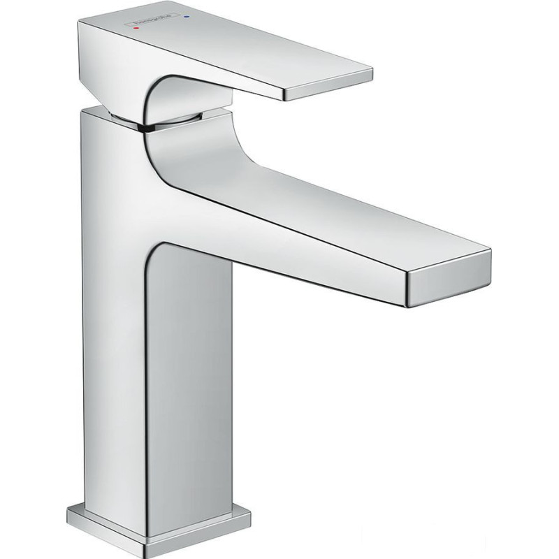 Bateria umywalkowa 110 z kompletem odpływowym Push-Open Chrom Metropol Hansgrohe (32507000)