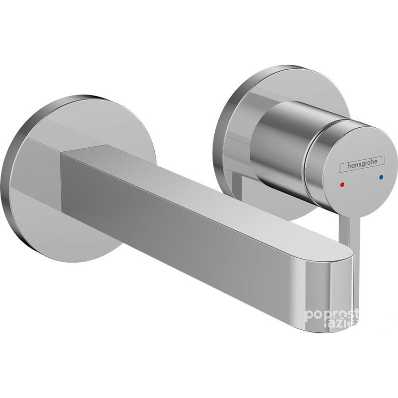 Bateria umywalkowa ścienna podtynkowa Chrom Finoris Hansgrohe (76051000)