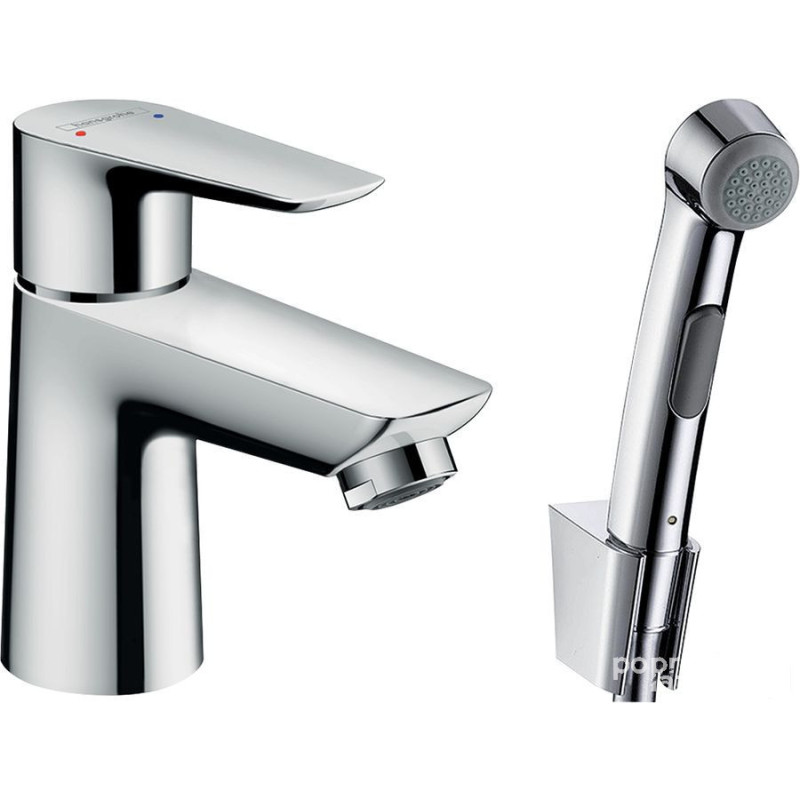 Bateria umywalkowa z bidetką chrom Talis E Hansgrohe (71729000)