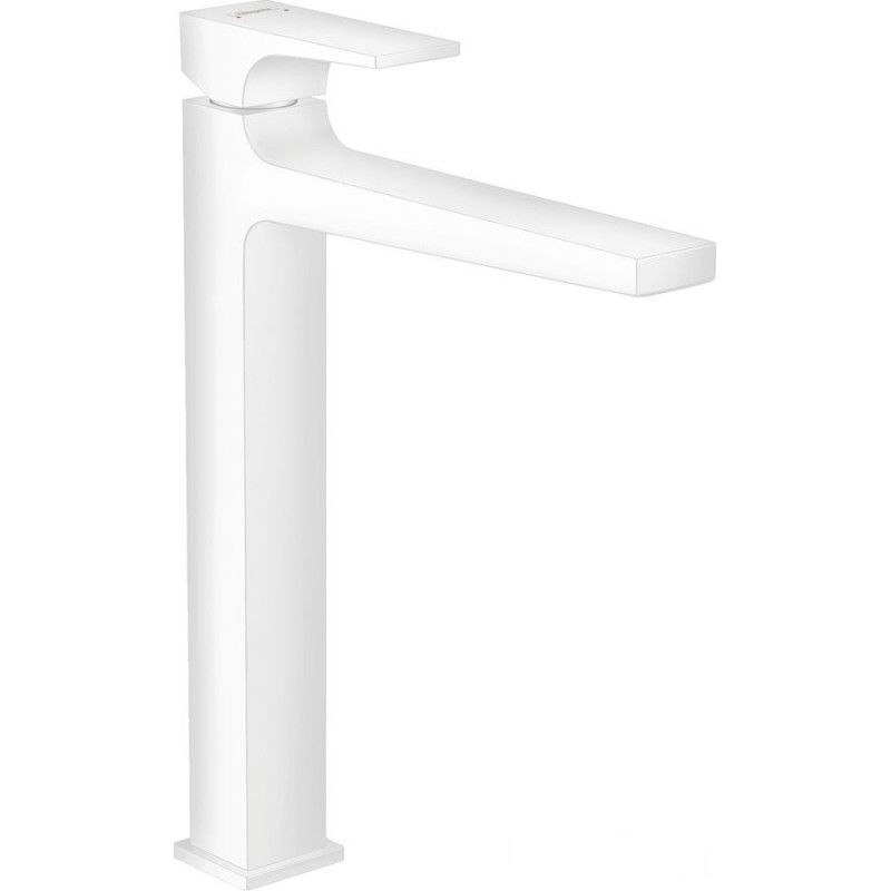 Bateria umywalkowa z korkiem biały mat Metropol Hansgrohe (32512700)