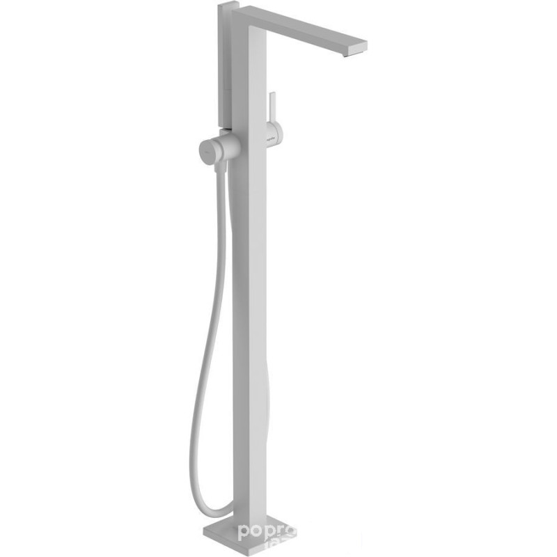 Bateria wannowa wolnostojąca biały mat Tecturis E Hansgrohe (73445700)