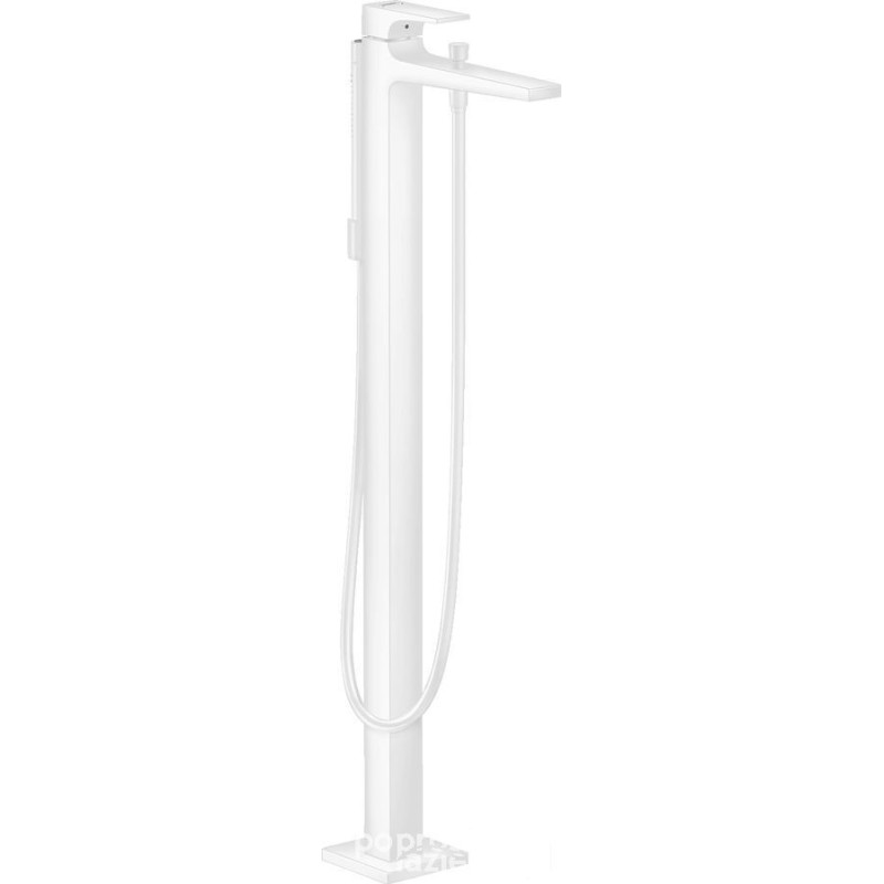 Bateria wannowa wolnostojąca Biały Matowy Metropol Hansgrohe (32532700)