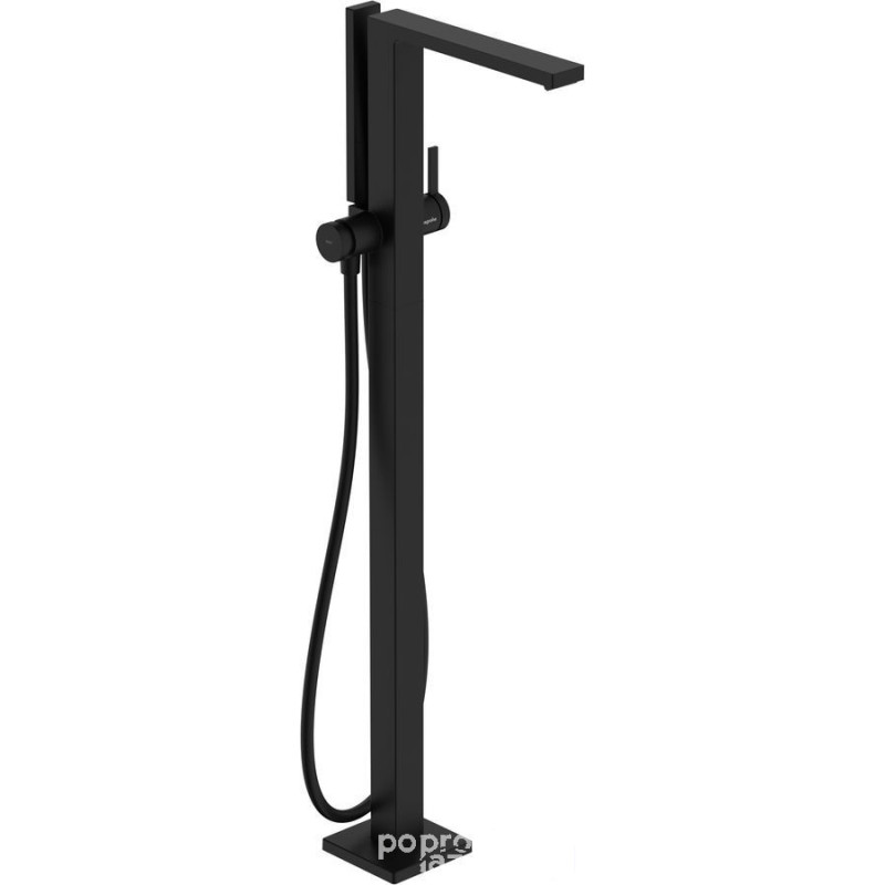 Bateria wannowa wolnostojąca czarny mat Tecturis E Hansgrohe (73445670)
